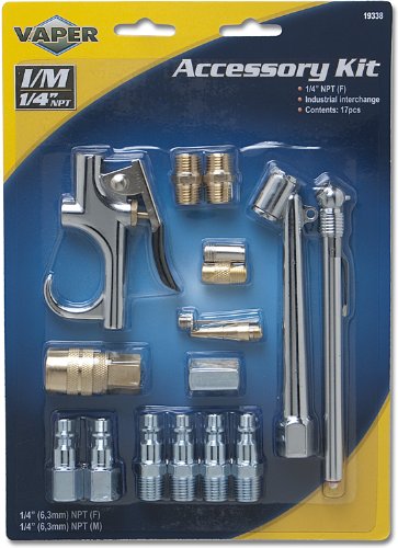Image of Vaper 19338 Air Line Accessory Kit - 17 Piece