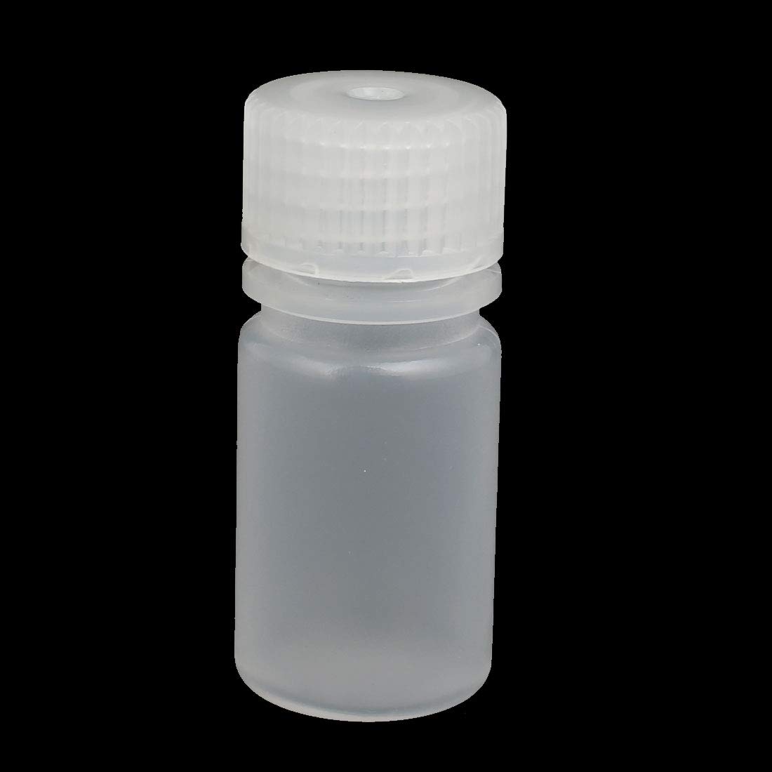 Aexit 5pcs 25mm gauge Dia 55mm Height 15ml HDPE Plastic Rectangle Small Mouth Bottle White