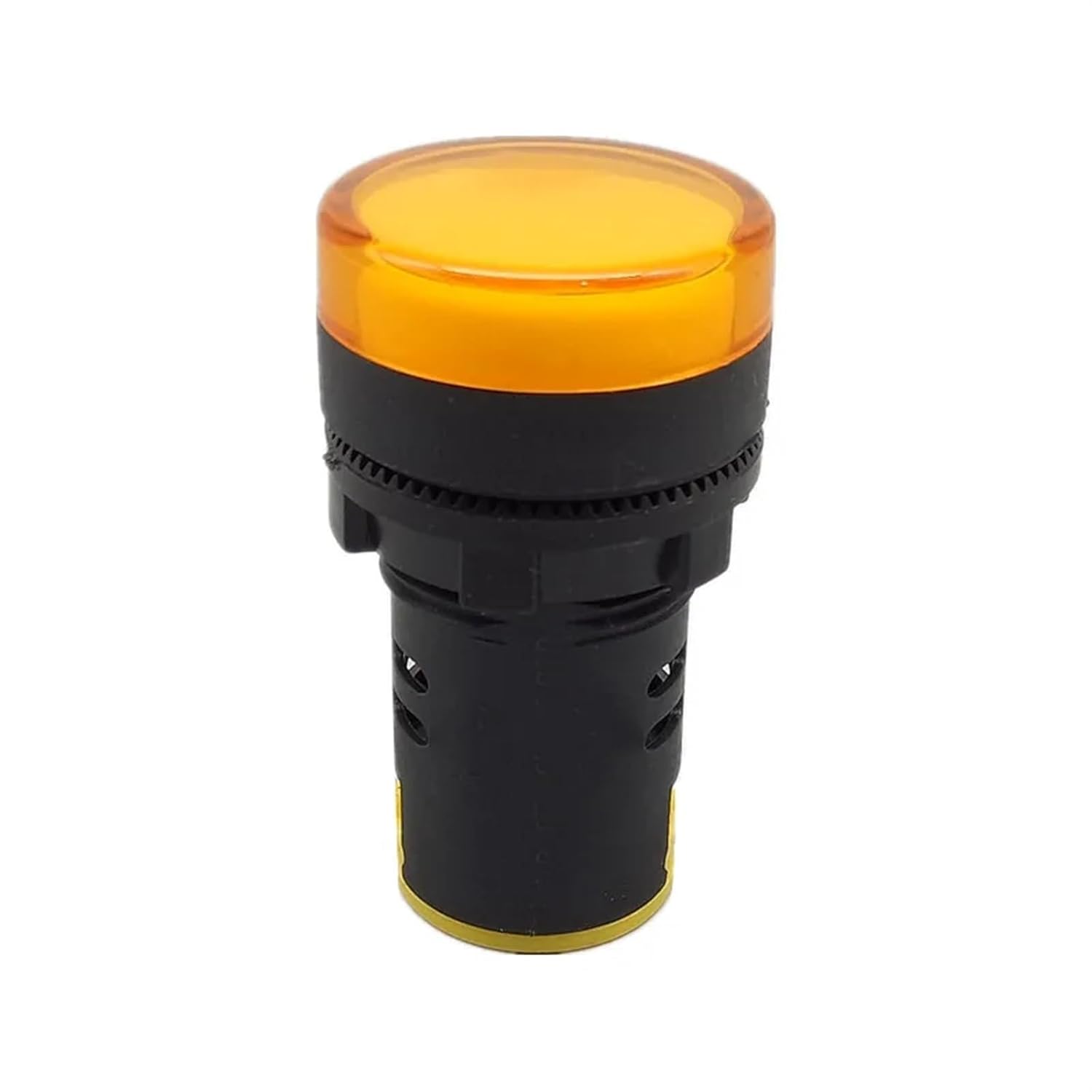 1pcs 16mm 22mm AD16-22D/S 16C LED Power Indicator Light Signal lamp Green Red Blue White Yellow AC/DC 12V24V36V48V110V220V380V(Yellow,22mm,AC DC 36V)