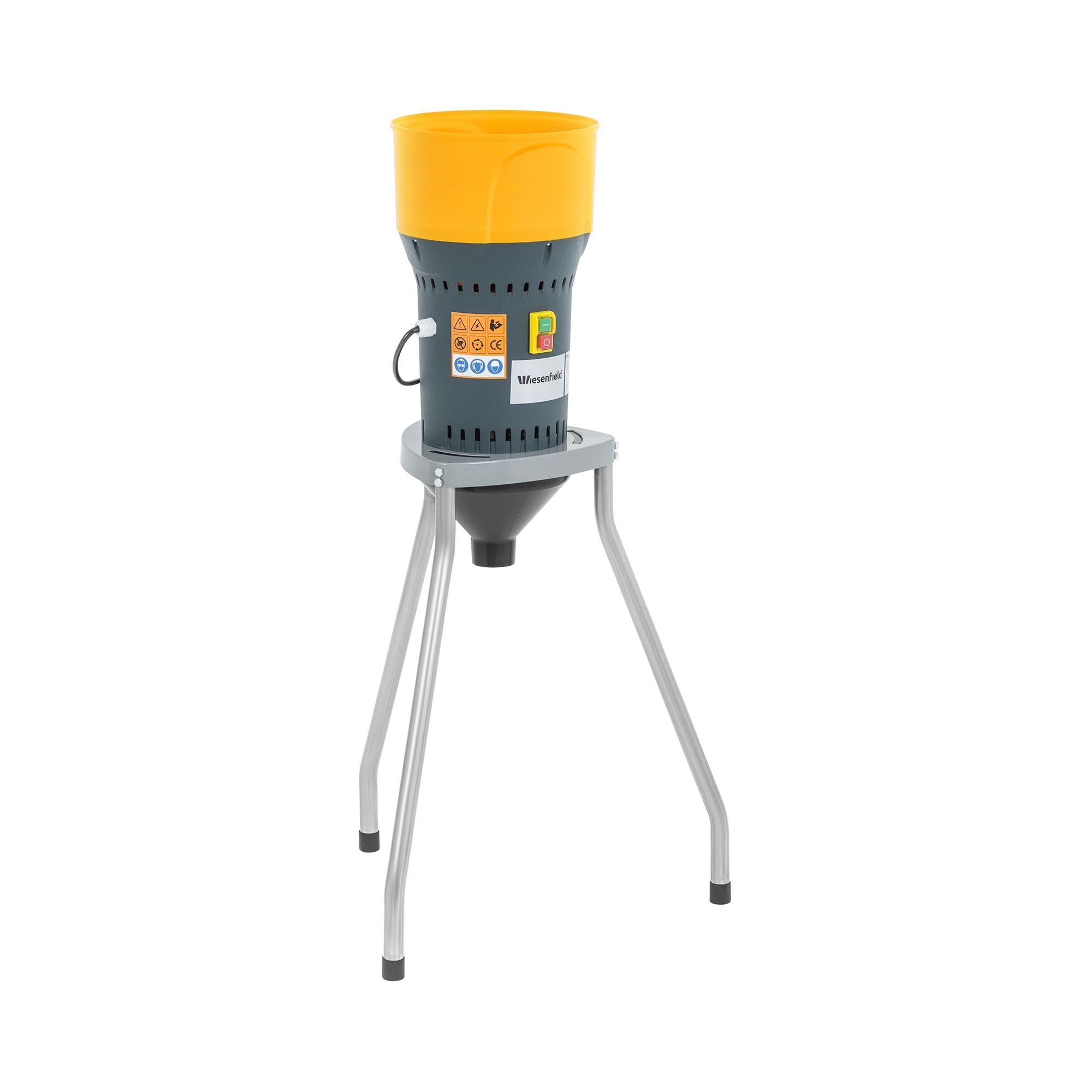 Wiesenfield Mulino per cereali 300 kg/​h 1300 W Con supporto Mulino per cereali Mulino elettrico per cereali Grinder elettrico