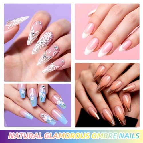 Set de 12 esmaltes de uñas en gel con esponjas y agarrador metálico miniatura 6