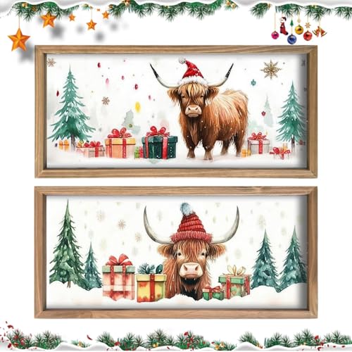 Décoration murale vache imprimée pour maison et bureau