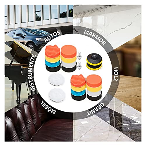 22 Pack 3Tamponi per lucidatura, Tamponi