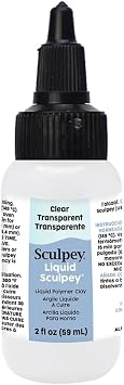 Sculpey Polyform ALS BK02 Liquid Bakeable Clay - Clear, 2 fl oz (59 mL)