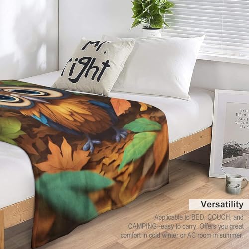 Couverture hibou pour soirées canapé et nuits douillettes - 7