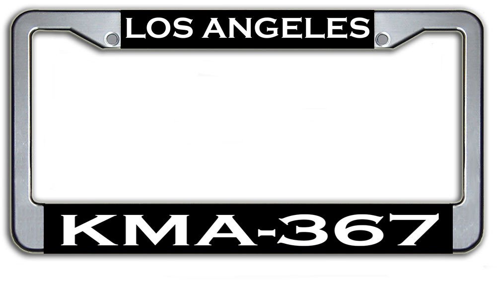 Los Angeles KMA-367 Metal License Plate Frame