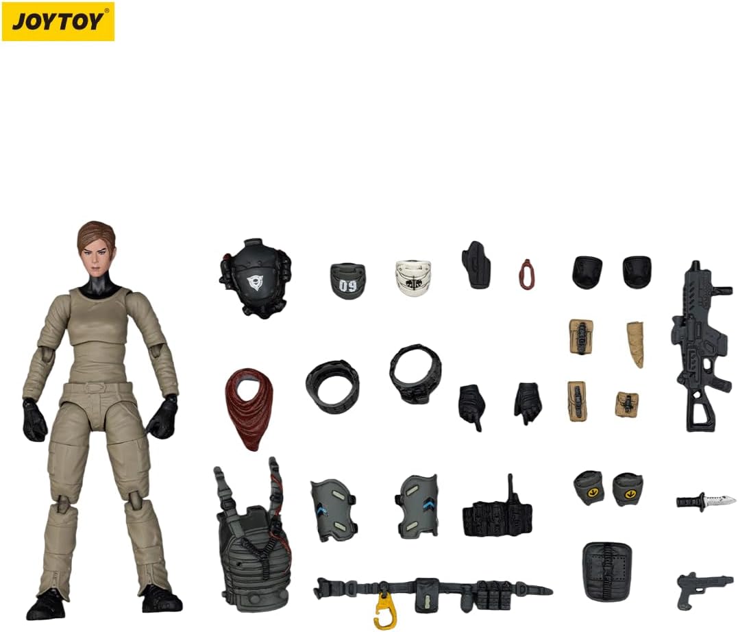 JOYTOY Action Figures Stellar Scar Assault Team 1/18 Movable Model Collectible Figurine (Gravelgold)