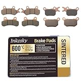 Sintered Brake Pads Compatible with Can-Am Defender (3-Seater) HD7 HD8 HD9 HD10 2016, 2017, 2018, 2019, 2020, 2021, 2022, 2023, 2024, 2025, 2026, for Front & Rear