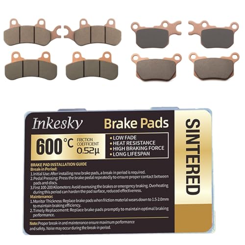 Sintered Brake Pads Compatible with Can-Am Defender (3-Seater) HD7 HD8