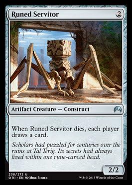 Magic The Gathering - Runed Servitor (238/272) - Origins