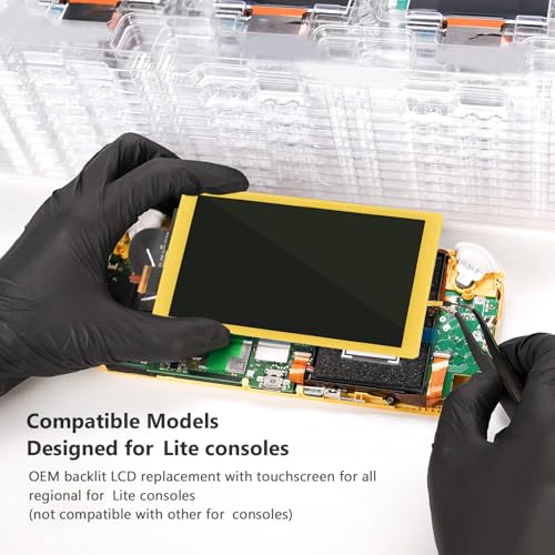 Écran LCD Switch Lite bloc complet de réparation pour console de jeu