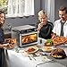 Typhur Sync Oven with Smart AI Wireless Meat Thermometer Probe, 12‑in‑1 Countertop Air Fryer Toaster Oven Combo, 360° Turbo Convection, Dehydrator, Recipe & 5 Accessories, Large 27QT, Stainless Steel