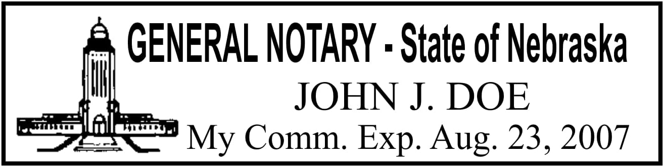 Notary Stamp Seal Ink Personalized Self Inking Stamp Custom Stamp Rubber Stamp Trodat 4913 Self Ink Notary Stamp - 7/8" x 2-3/8" Impression Area