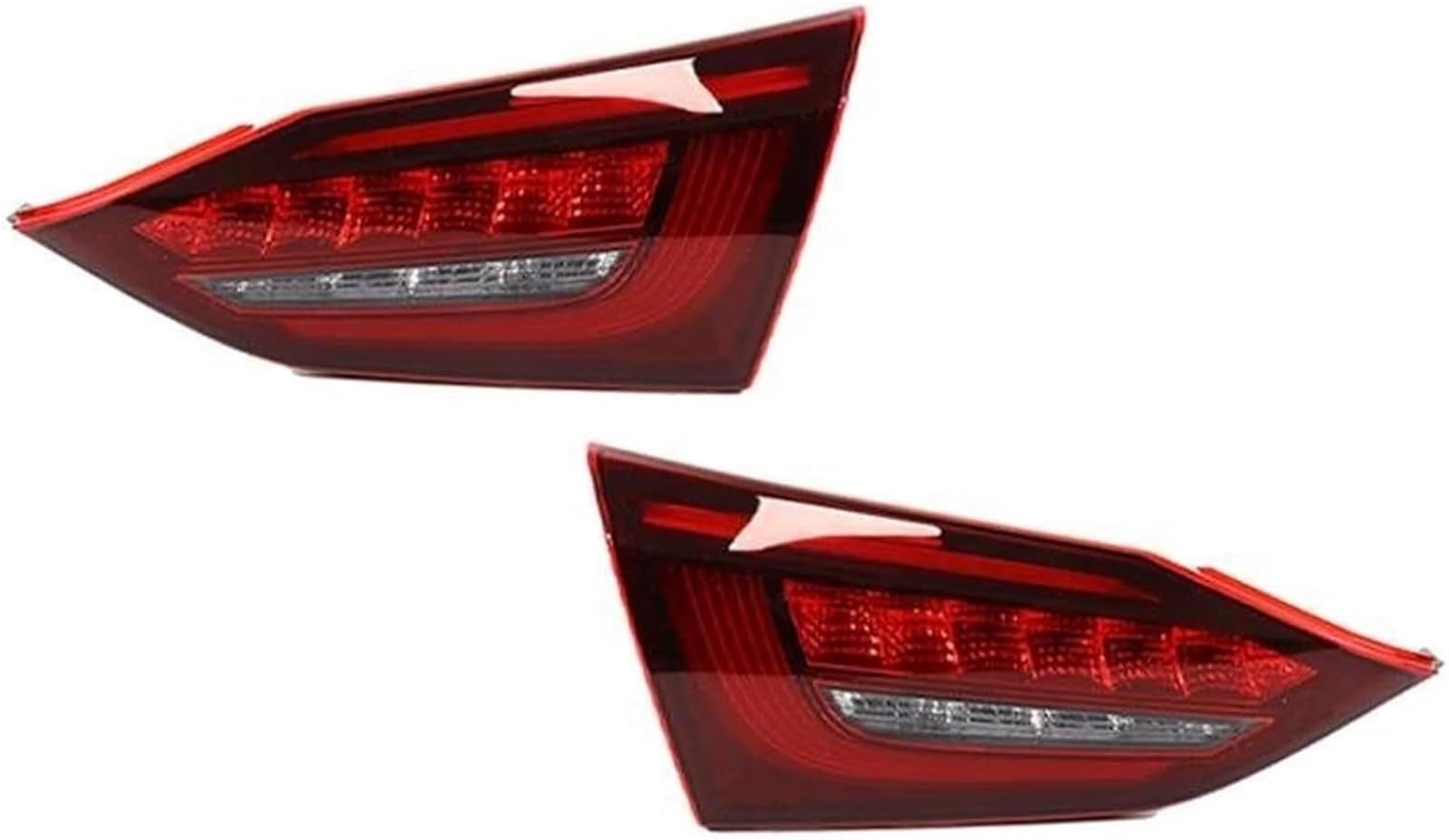Gruppo luci per veicoli Gruppo ottico posteriore interno per auto, fanale posteriore, fanale posteriore, indicatori di direzione, lampada freno(1 Pair)