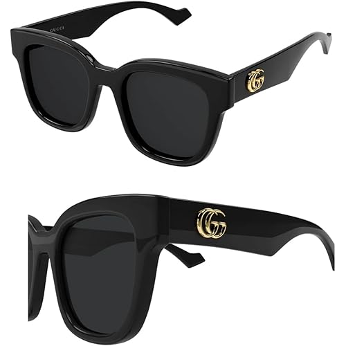 Gucci GG0998S GG Running Logo Squared Shape Sunglasses Sunglasses with Luxury Eyewear Kit