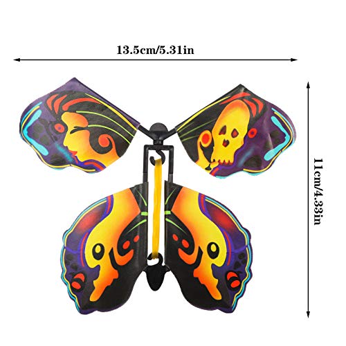 20 pcs flying butterfly toy wind up flying butterfly surprise box wind up butterfly surprise toy for wedding birthday party book and greeting cards5 styles