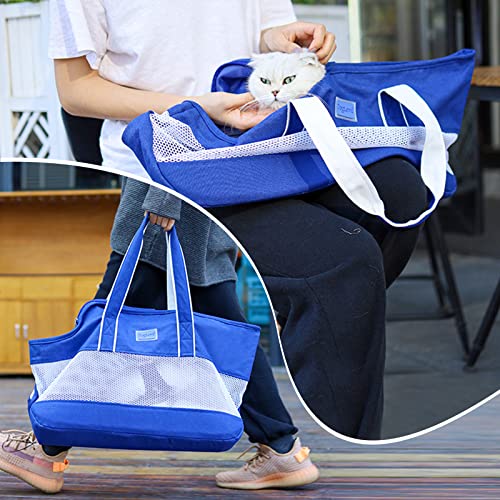 Sac de transport pour chat avec sangle de sécurité et maille - 5
