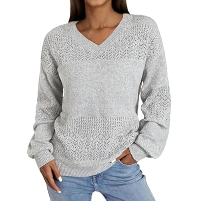 NORACORA Women's V Neck Sweaters