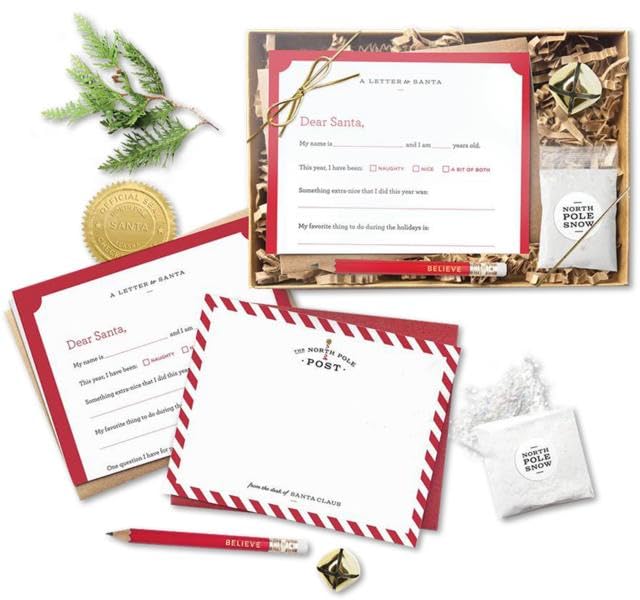 リリパットレーン　letter to santa Amazon.com : Letter To Santa Writing Kit- Pack of 5- Fill In