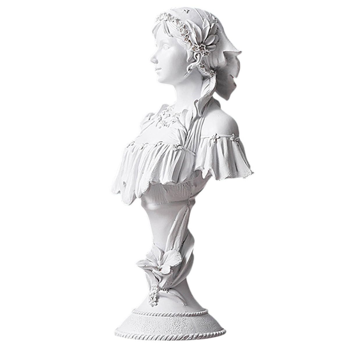 Décoration extérieure maison avec la statue de déesse pour aménagement de jardin