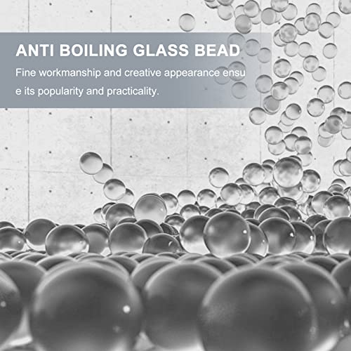 Mixing Glass Tools Experiment Glass Beads Round Clear Glass Boiling Stones Lab Glass Bead Lab Instruments Equipment (As Shown) T Tool Zeolite Paint Tools #TOP3