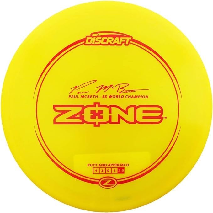 Discraft Paul McBeth Signature Elite Z Zone Putt and Approach Golf Disc [Colors May Vary]