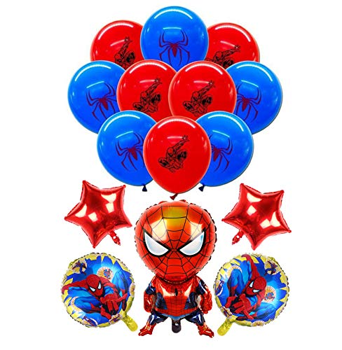 smileh Decoracion Cumpleaños Spiderman Globos Spider Man Aluminio Globo Cover