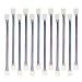 Hitlights LED Connector, 12Pack 10mm 4 Pin RGB LED Strip Connectors - 6Inch Solderless Connectors for 5050 LED Tape Light, Kitchens, Cabinets and More