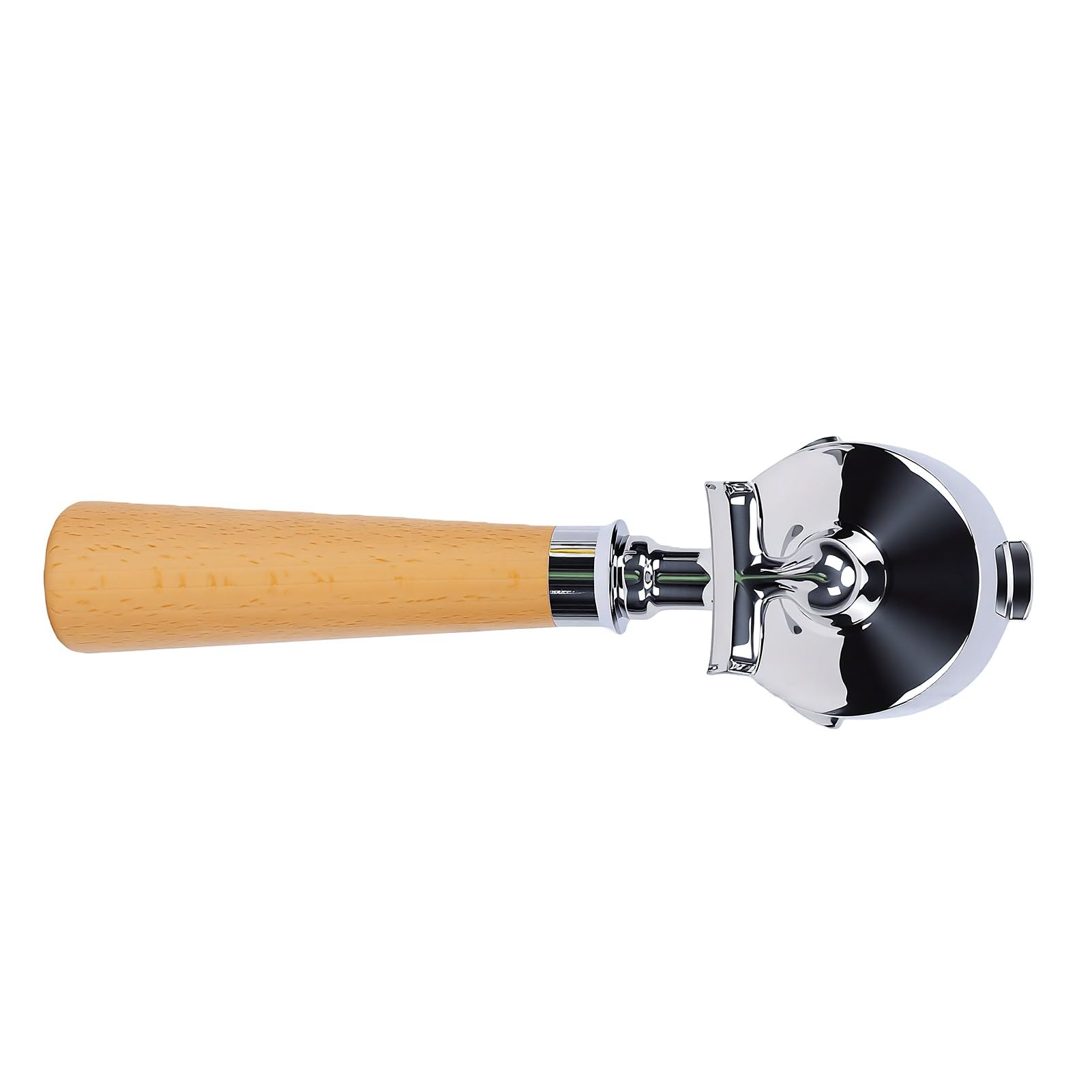 BRRNOO Portafiltro da 51 Mm per Macchina da caffè, 3 Alette in Acciaio | Filtro da 51 Mm, Design a 3 Orecchie, in Acciaio Inox 304, Compatibile con Macchine per caffè , Ideale per Casa o bar.