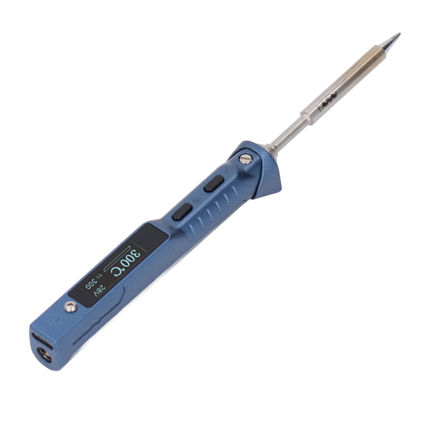 Przenośna lutownica TS101 z grotem TS B2, wyświetlacz cyfrowy o mocy 65 W, elektryczny długopis spawalniczy z regulacją temperatury, wejście DC 9 24 V i USB C PD, zakres pracy