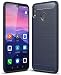Produktbild König Design Handy-Hülle kompatibel mit Huawei Honor 8X Max Silikon Case Hülle Sturzsichere Back-Cover Handyhülle - Carbon - Blau