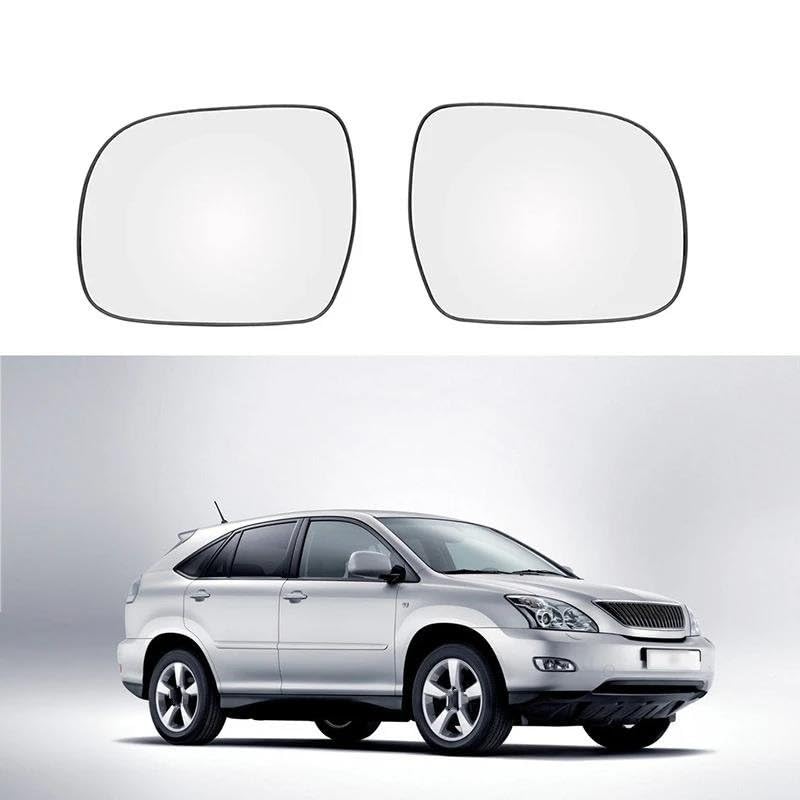 Verre rétroviseur remplacement avec plaque de fixation droite Lexus RX - 6