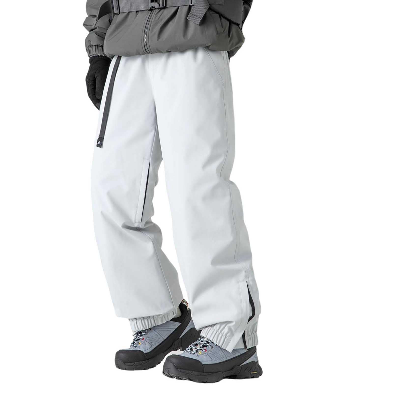 Generico Pantaloni da Neve Uomo Impermeabili Pantalone Neve Tecnici Baggy Snowboard Pants Invernali Pantaloni Sci Caldo Salopette Montagna