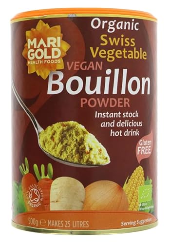 MARIGOLD HEALTH FOODS Organic Swiss Vegetable Bouillon 500g (PACK OF 1)