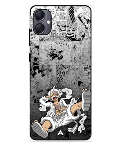 Image of Premium Anime 2 Case for Samsung Galaxy A05 (Glossy Finish) Soft-Touch Metal TPU Back Cover, Shockproof, Designer, Aesthetic Mobile Phone Case