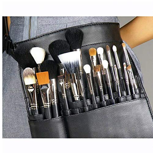 Trucco di Cuoio PU Borsa Pennello Vita Portatile