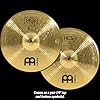 Meinl Cymbals HCS Hihat Cymbals 14 inch (Video) for Drum Set (35,56cm) – Pair – Traditional Finish Brass, Made In Germany (HCS14H) #1