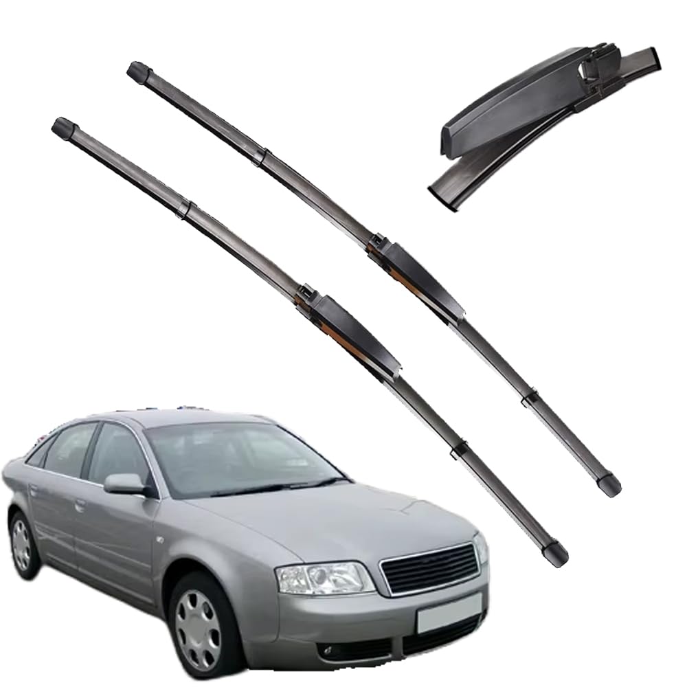 Essuie-glace pour Audi A6 C5 anti-trace balais avant de voiture en caoutchouc silencieux