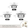 Stainless Steel Cookware Set, 12-Piece Pots and Pans Set, Kitchen Cooking Pan Set, Non Toxic, Dishwasher Safe #1