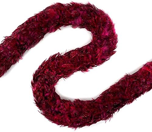 ZUCKER Saddle Boa-Red Chinchilla Dyed - Shocking Pink