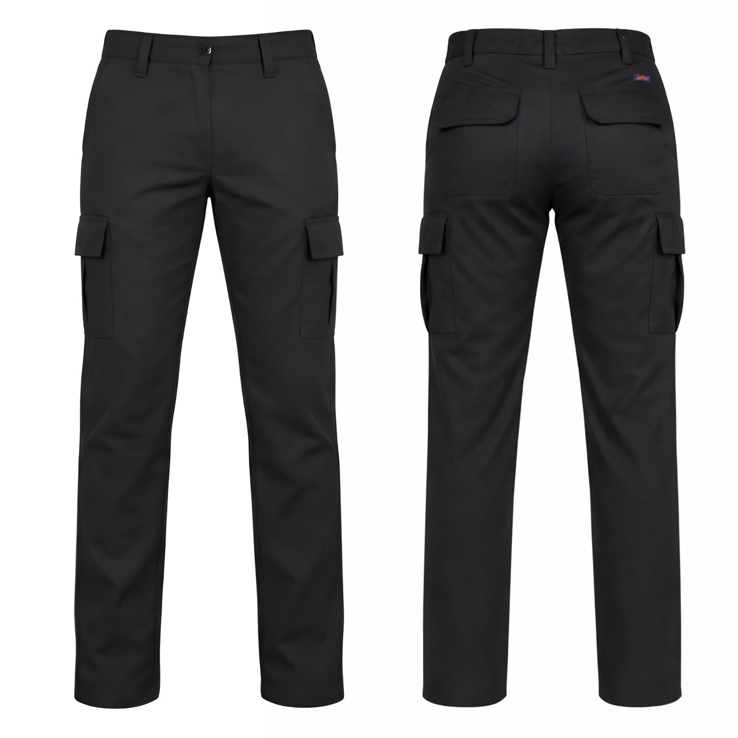 Lee Cooper Damskie wytrzymałe łatwe w pielęgnacji wiele kieszeni bezpieczeństwo pracy klasyczne spodnie cargo