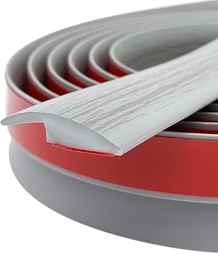 Tira de transición de piso de alfombra, autoadhesivo de alfombra a azulejos, borde de transición adecuado para umbral de puertapiso de madera,