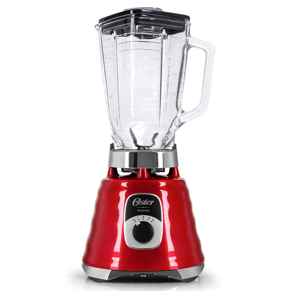 Osterizer Classic ブレンダー 本体 Liquidificador Oster New Osterizer Clássico, 1,25L, 110V, Vermelho