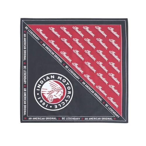 Indian Motorcycle Be Legendary Bandana, Black/Red