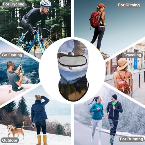 Balaclava con Estampado de Animales y Paisajes para Hombres y Mujeres, Máscara Facial Antisolar Transpirable con Cobertura Total para Senderismo, Ciclismo, Correr y Conducir miniatura 6