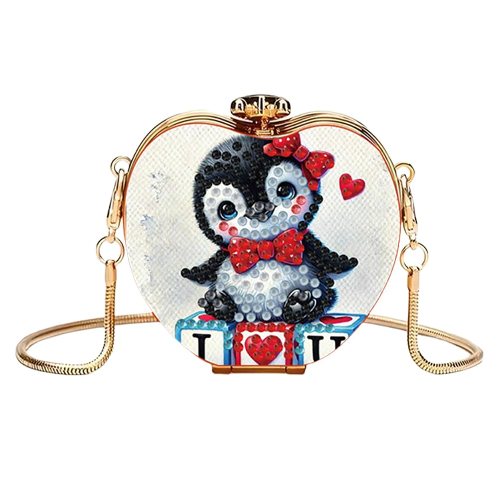 DIY Diamond Art Painting Canvas Crossbody Bag Handbag Purse Tote Shoulder Bag DIY Diamond Painting Crossbody Bags for Coins Lipstick Earphones