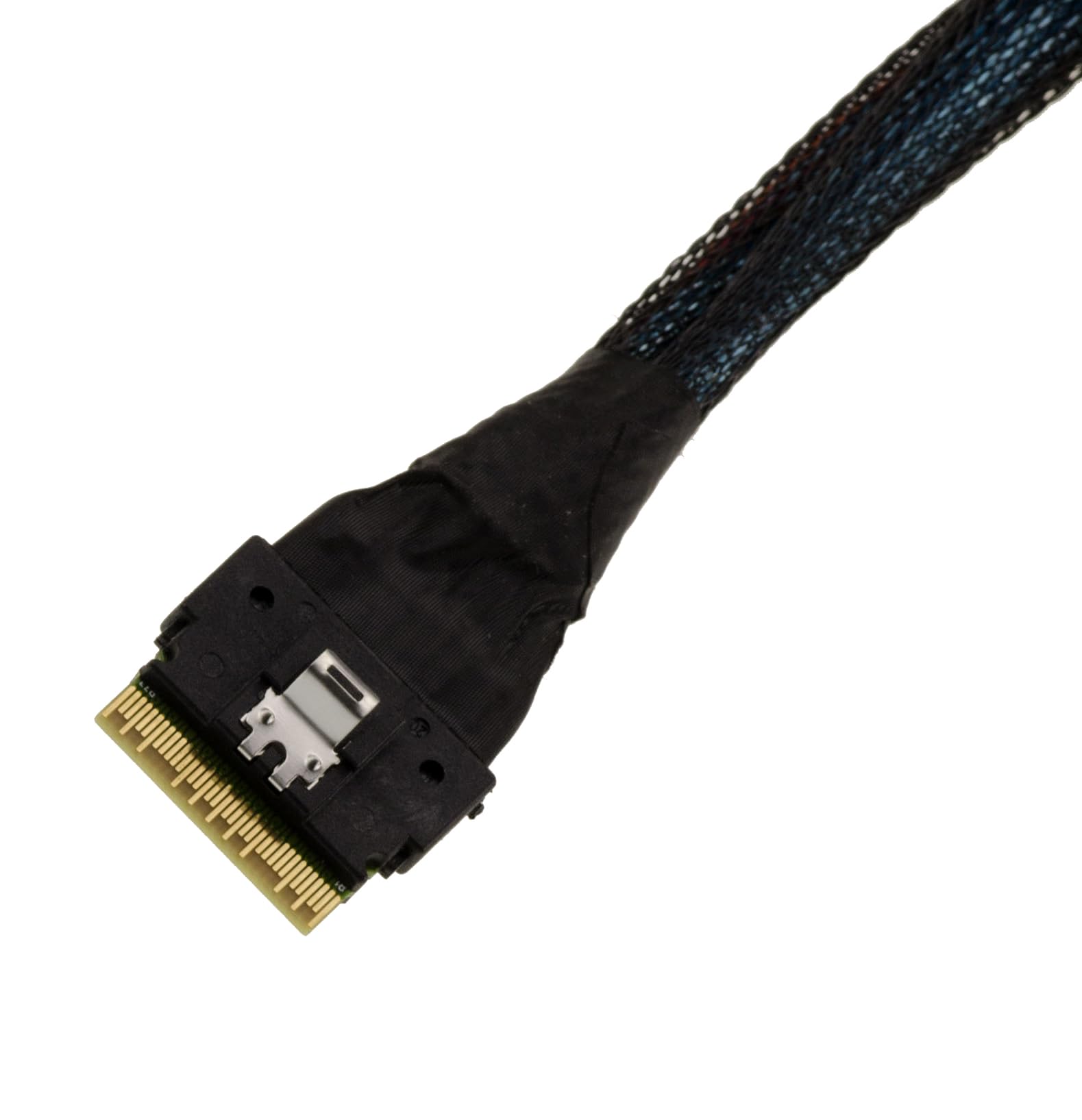 KALEA-INFORMATIQUE Cavo PCIe 4.0 con connettori Slim SAS SFF-8654 8i 74 pin a 2x SFF-8639 68 pin U2 U3 lunghezza 70 cm