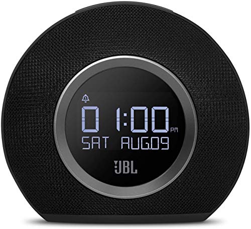 Image of JBL Horizon Bluetooth Clock Radio with USB Charging and Ambient Light Speaker-Black