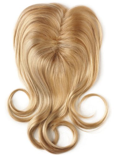 Womens Synthetic Hairpiece Add 18" - Color/Style: Kahlua: medium brown w/25% gold hi-lights