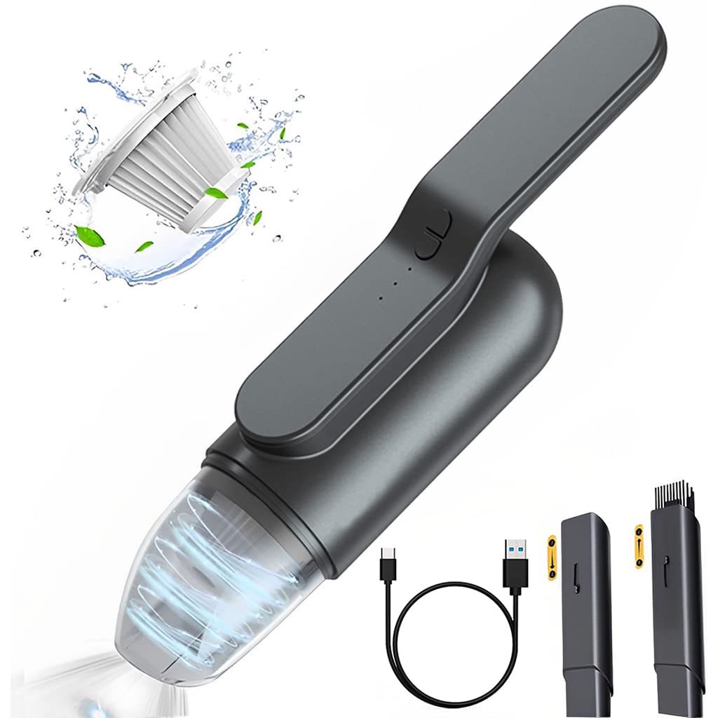 Verilux® Cordless Vacuum Cleaner for Home and Car, Vacuum Cleaner 13000PA Strong Suction Vacuum Cleaners with UV Light, Portable Vacuum Cleaner for Home, Hand Vacuum Cleaner for Home USB Rechargeable-image-25